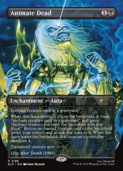 Animate Dead Secret Lair Drop - Iron Maiden
